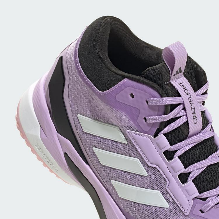 adidas adidas Crazyflight 6 Mid Indoor Schuh Hallenschuhe Damen - Powder Plum / Zero Metalic / Core Black - 6 | SportScheck