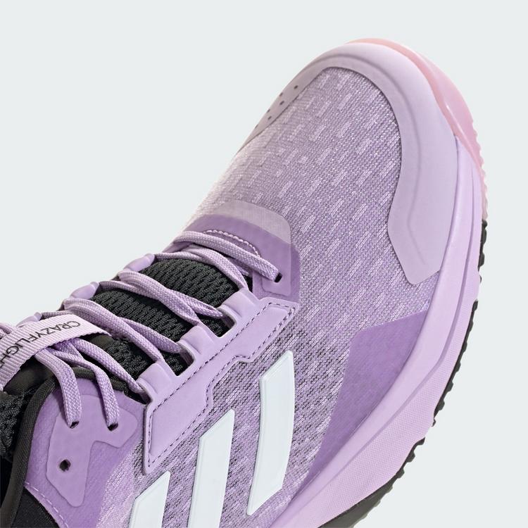 adidas adidas Crazyflight 6 Mid Indoor Schuh Hallenschuhe Damen - Powder Plum / Zero Metalic / Core Black - 7 | SportScheck