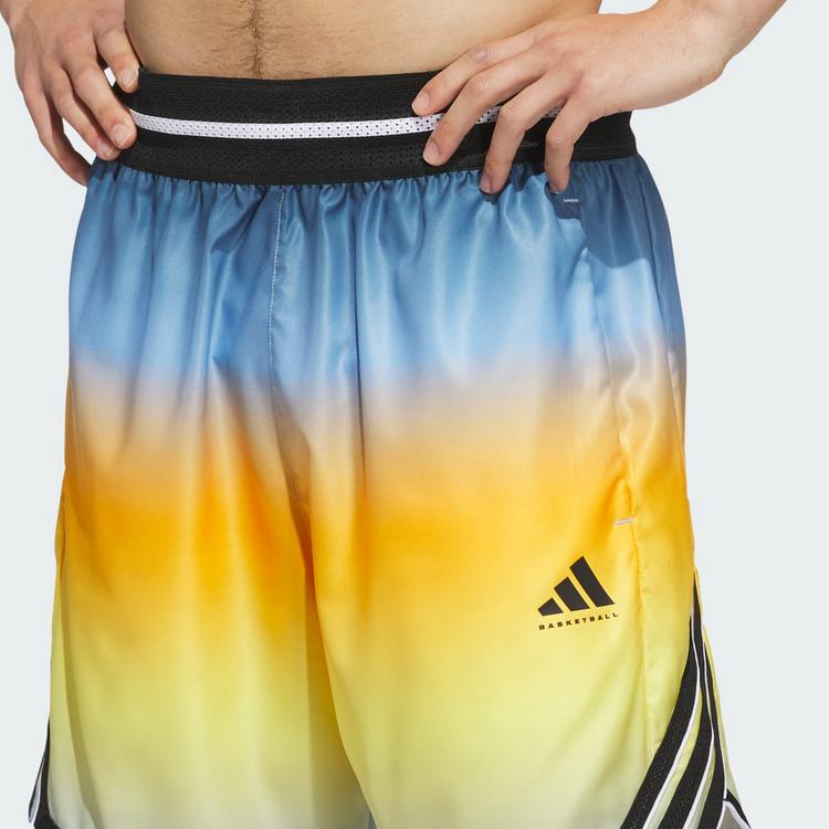 adidas adidas adidas Crazy Lite AOP Short Funktionsshorts Herren - Crew Yellow / Clear Sky - 0 | SportScheck