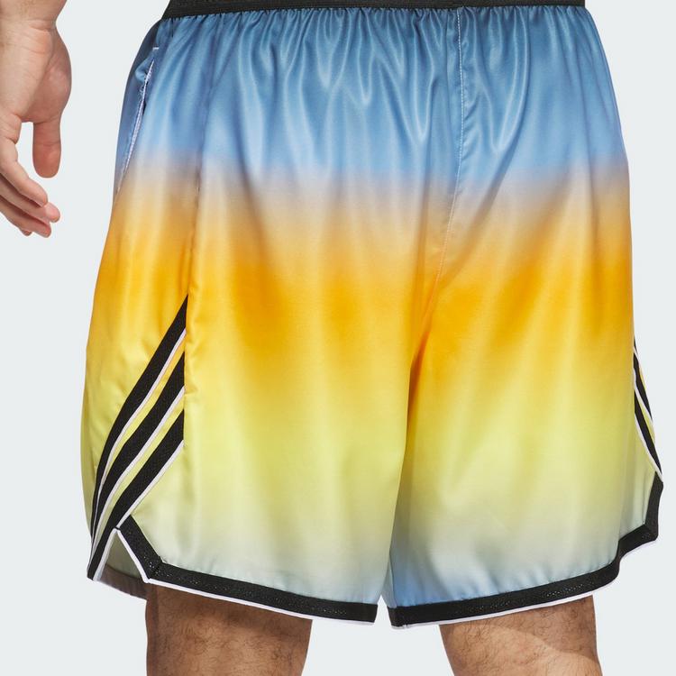 adidas adidas adidas Crazy Lite AOP Short Funktionsshorts Herren - Crew Yellow / Clear Sky - 1 | SportScheck