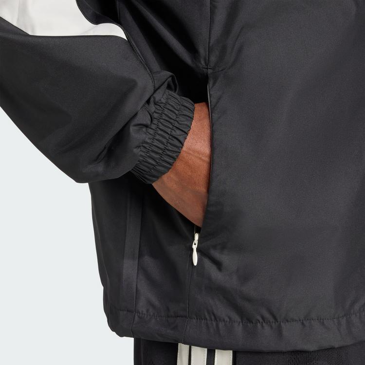 adidas adidas Stadium Trainingsjacke Trainingsanzug Herren - Black / Off White - 1 | SportScheck