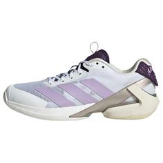 adidas Adizero Ubersonic 5 Tennisschuh Tennisschuhe Damen Cloud White / Powder Plum / Aurora Plum