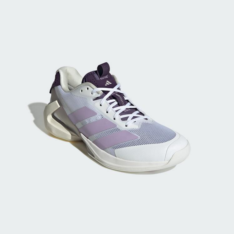 adidas adidas Adizero Ubersonic 5 Tennisschuh Tennisschuhe Damen - Cloud White / Powder Plum / Aurora Plum - 3 | SportScheck