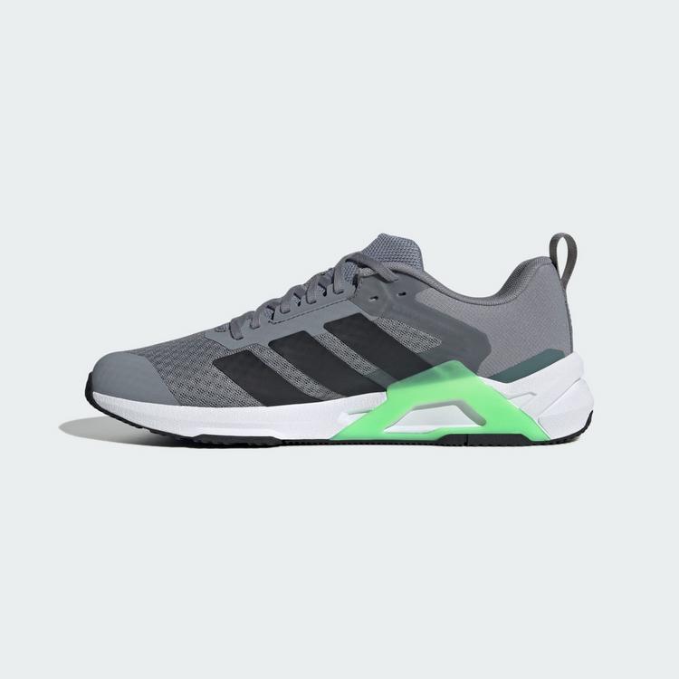 adidas adidas Dropset Control Trainingsschuh Fitnessschuhe Herren - Grey / Core Black / Lime Burst - 5 | SportScheck