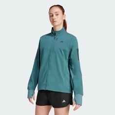 Rückansicht von adidas Own The Run Winterized Jacke Outdoorjacke Damen Preloved Teal