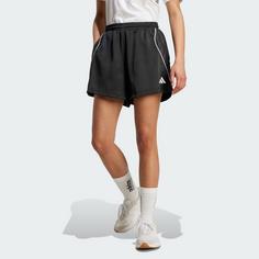 Rückansicht von adidas Stadium Shorts Trainingshose Damen Black / Off White