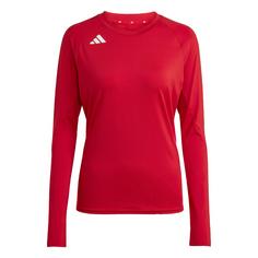 adidas HILO Langärmeliges Volleyballtrikot Langarmshirt Damen Team Power Red 2