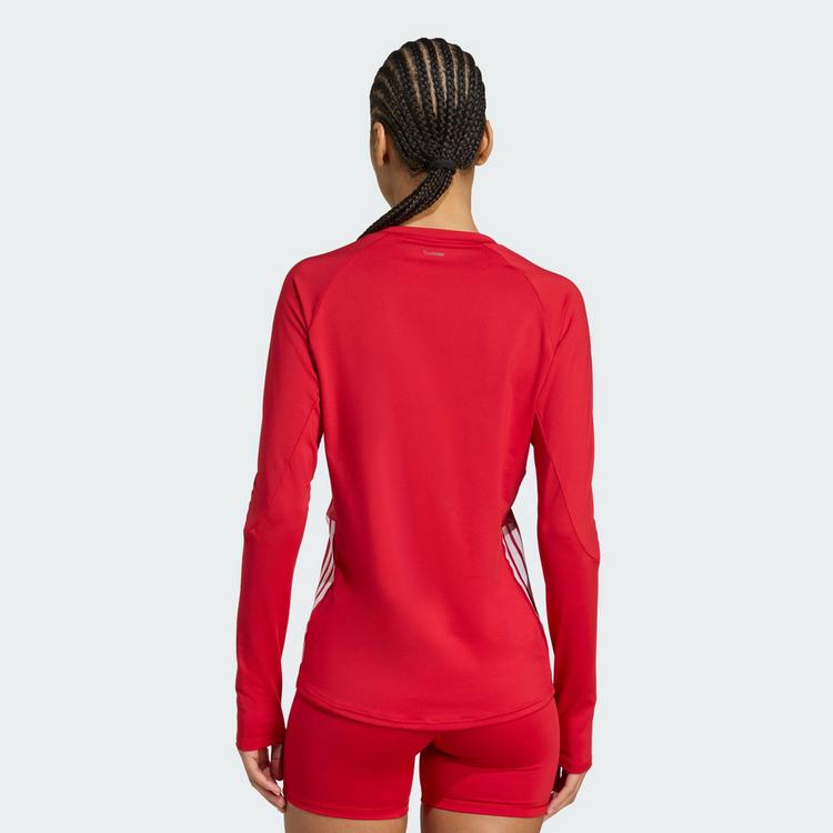 adidas adidas HILO Lang&auml;rmeliges Volleyballtrikot Langarmshirt Damen - Team Power Red 2 - 1 | SportScheck