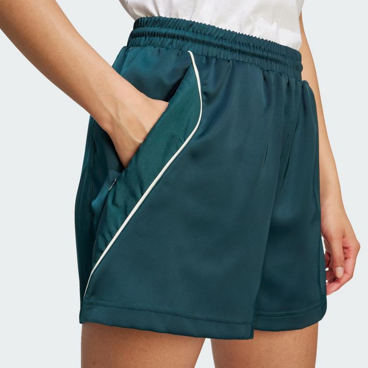 adidas adidas Stadium Shorts Trainingshose Damen - Aurora Ivy / Off White - 1 | SportScheck