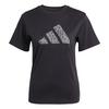 adidas T-Shirt mit Grafik T-Shirt Damen - Black