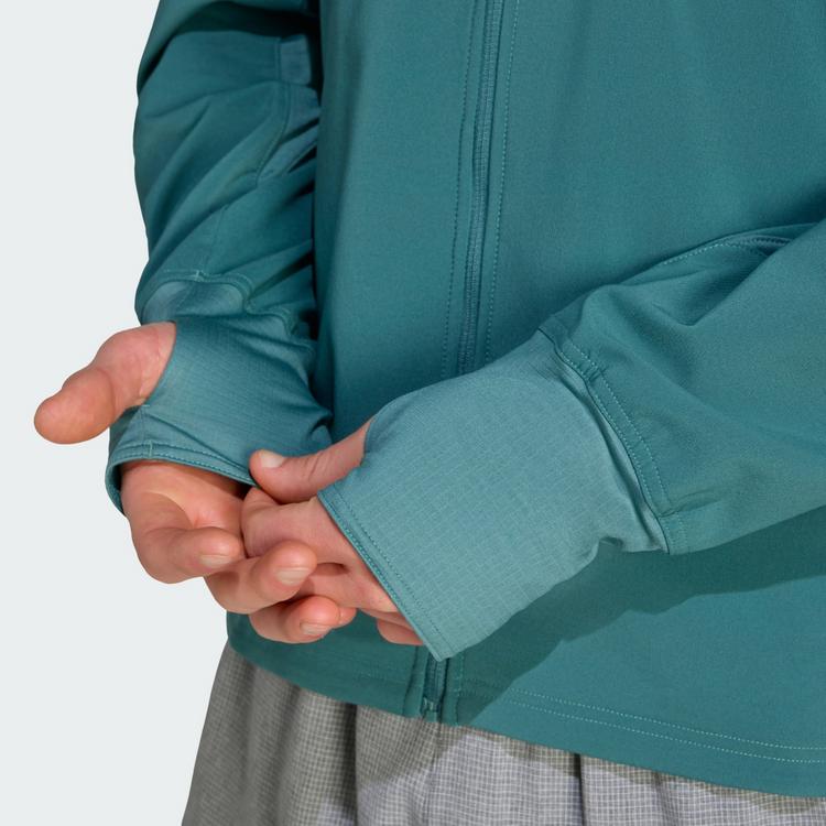 adidas adidas Own The Run Jacke, winterfest Outdoorjacke Herren - Preloved Teal - 0 | SportScheck