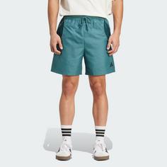 Rückansicht von adidas Stadion Shorts Funktionsshorts Herren Preloved Teal / Aurora Ivy