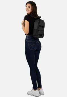 Rückansicht von normani Rucksack Nabari Daypack Beige