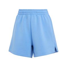 adidas Weiche Lux Loose Shorts Funktionsshorts Damen Blue Fusion