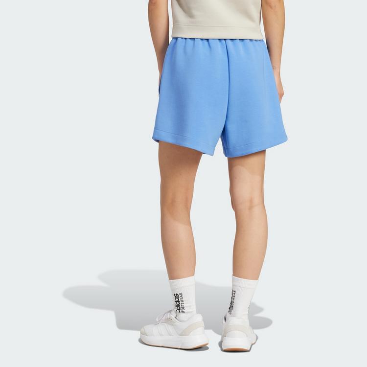 adidas adidas Soft Lux Shorts, locker geschnitten Funktionsshorts Damen - Blue Fusion - 1 | SportScheck