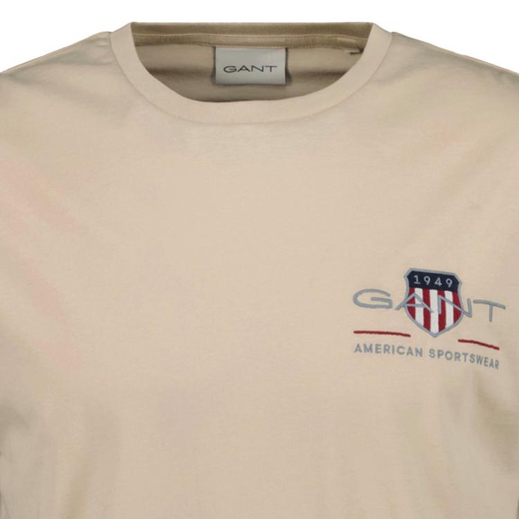 GANT GANT T-Shirt T-Shirt Herren - Beige (Dry Sand) - 1 | SportScheck