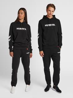 Rückansicht von hummel hmlLEGACY LOGO HOODIE Hoodie BLACK