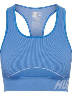 hummel hmlTE CHRISTEL SEAMLESS SPORTS TOP Funktionsshirt Damen RIVIERA/BLUE BELL MELANGE