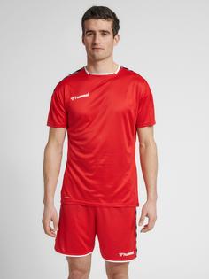 Rückansicht von hummel hmlAUTHENTIC POLY JERSEY S/S Funktionsshirt Herren TRUE RED
