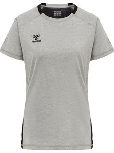 hummel hmlCIMA XK T-SHIRT S/S WOMAN Funktionsshirt Damen GREY MELANGE