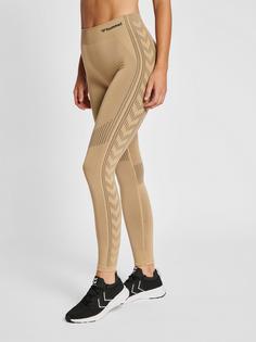 Rückansicht von hummel hmlMT SHAPING SEAMLESS MW TIGHTS Tights Damen CURDS & WHEY