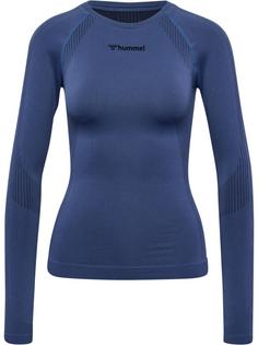 hummel hmlMT SHAPING SEAMLESS T-SHIRT L/S Funktionsshirt Damen BLUE INDIGO
