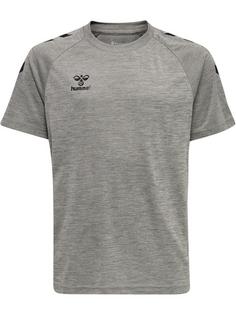 hummel hmlCORE XK CORE POLY T-SHIRT S/S KIDS Funktionsshirt Kinder GREY MELANGE