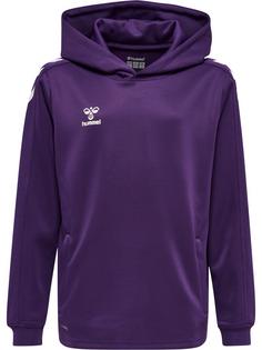 hummel hmlCORE XK POLY KIDS SWEAT HOODIE Hoodie Kinder ACAI/WHITE