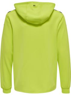 Rückansicht von hummel hmlCORE XK POLY KIDS SWEAT HOODIE Hoodie Kinder LIME POPSICLE
