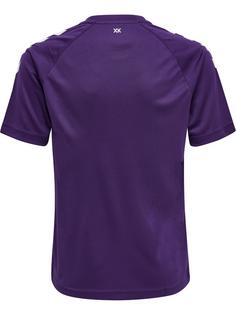 Rückansicht von hummel hmlCORE XK CORE POLY T-SHIRT S/S KIDS Funktionsshirt Kinder BLACK