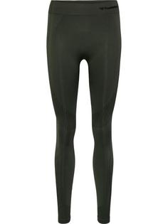 hummel hmlMT SHAPING SEAMLESS MW TIGHTS Tights Damen CLIMBING IVY