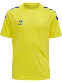 hummel hmlCORE XK CORE POLY T-SHIRT S/S KIDS Funktionsshirt Kinder BLAZING YELLOW/TRUE BLUE