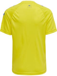 Rückansicht von hummel hmlCORE XK CORE POLY T-SHIRT S/S KIDS Funktionsshirt Kinder BLAZING YELLOW/TRUE BLUE