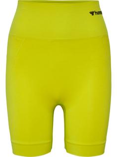 hummel hmlTIF SEAMLESS SHORTS Funktionsshorts Damen SULPHUR SPRING