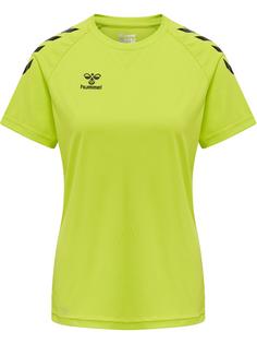 hummel hmlCORE XK CORE POLY T-SHIRT S/S WOMAN Funktionsshirt Damen LIME POPSICLE