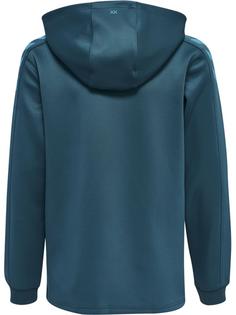 Rückansicht von hummel hmlCORE XK POLY KIDS SWEAT HOODIE Hoodie Kinder BLUE CORAL