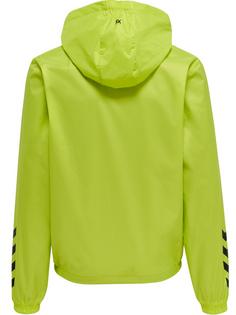 Rückansicht von hummel hmlCORE XK SPRAY JACKET KIDS Trainingsjacke Kinder LIME POPSICLE