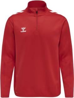 hummel hmlCORE XK HALF ZIP POLY SWEAT Funktionssweatshirt TRUE RED