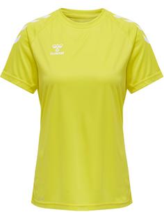 hummel hmlCORE XK CORE POLY T-SHIRT S/S WOMAN Funktionsshirt Damen BLAZING YELLOW