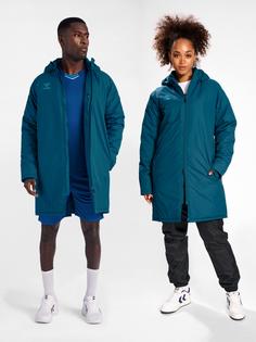 Rückansicht von hummel hmlCORE XK BENCH JACKET Trainingsjacke BLUE CORAL