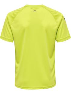Rückansicht von hummel hmlCORE XK CORE POLY T-SHIRT S/S KIDS Funktionsshirt Kinder LIME POPSICLE