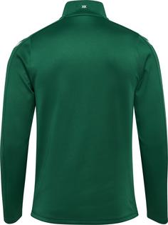 Rückansicht von hummel hmlCORE XK HALF ZIP POLY SWEAT Funktionssweatshirt EVERGREEN