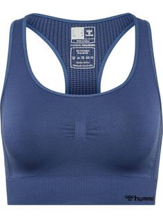 hummel hmlMT SHAPING SEAMLESS SPORTS TOP Funktionstop Damen BLUE INDIGO