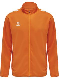 hummel hmlCORE XK POLY ZIP SWEAT Funktionssweatshirt ORANGE TIGER
