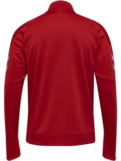Rückansicht von hummel TECH MOVE POLY ZIP JACKET Funktionssweatshirt Herren TRUE RED