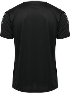 Rückansicht von hummel hmlAUTHENTIC KIDS POLY JERSEY S/S Funktionsshirt Kinder BLACK/WHITE