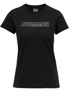 hummel hmlTE CALI COTTON T-SHIRT Funktionsshirt Damen BLACK
