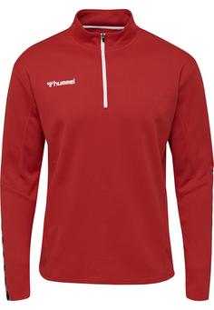 hummel hmlAUTHENTIC HALF ZIP SWEATSHIRT Funktionssweatshirt Herren TRUE RED