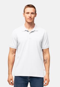 Rückansicht von DANISH ENDURANCE Classic Fit Poloshirt Herren White/Navy