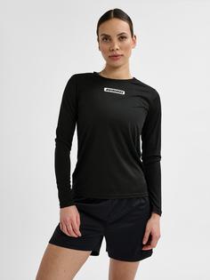 Rückansicht von hummel hmlTE TOLA T-SHIRT L/S Funktionsshirt Damen BLACK